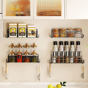 Confezione da 2 portaspezie magnetico adesivo portaoggetti per frigorifero portaspezie per frigorifero lavapiatti a microonde - Product Image 3