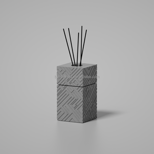 Sang trọng bê tông rỗng sậy khuếch tán Chai 200ml Lớn vuông khuếch tán thiết lập với sậy Gậy khách sạn Hương thơm khuếch tán trang trí - Product Image 6