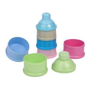 Boîte de rangement portable pour aliments pour bébés à <span class=keywords><strong>3</strong></span> couches, boîte essentielle pour céréales, <span class=keywords><strong>lait</strong></span> en poudre pour nourrissons, boîte à collations pour tout-petits - Product Image 3