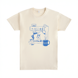 Camiseta Nocturnal Coffee, camiseta gráfica unisex de manga corta con cuello redondo para adultos - Product Image 2