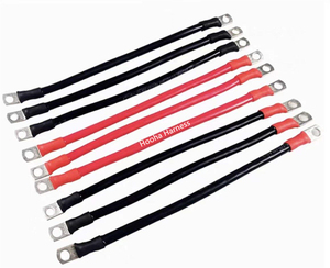 8 AWG 8mm PVC terisolasi 600V kabel baterai dinilai dengan cincin kode warna Lugs merah kawat tembaga hitam untuk koneksi arus tinggi - Product Image 1