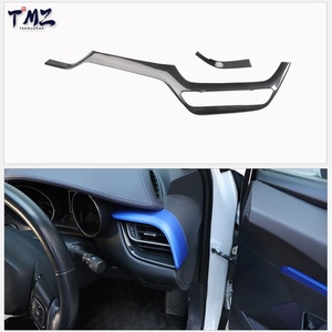 Kit Penutup Trim Aksesori Interior Mobil Setir Kanan untuk Toyota C-HR 2018-2021 Set Lengkap Stiker Dekorasi Dashboard Tuas Persneling - Product Image 4