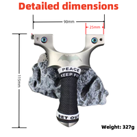 Cible de tir en acier inoxydable pour accessoires d'arc à poulies de tir à l'arc en plein air pour la chasse aux oiseaux avec fronde