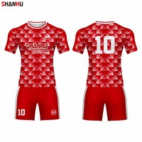 Maillots de football respirants en polyester, magnifiques maillots de foot avec impression par sublimation intégrale pour les équipes de jeunes, tenues de tournoi