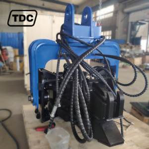 Martillo Vibratorio Hidráulico para Excavadora Tedy, Perforador de Tablestacas de Alta Frecuencia para un Trabajo de Hincado Rápido y Preciso - Product Image 4