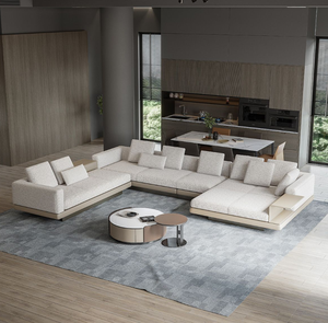 Ensemble de canapés modulaires de luxe inclinables de haute qualité pour villa, salon, hôtel et appartement - Design moderne modulaire à usage professionnel - Product Image 6