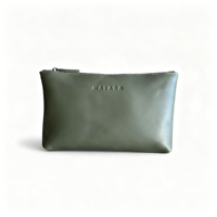 Sac de rangement en cuir noir de luxe avec logo gaufré pour Mahjong, pochette zippée en cuir Norris pour tuiles de Mahjong américain