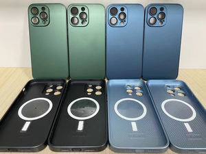 <span class=keywords><strong>2023</strong></span> étui de téléphone portable en verre trempé mat tendance pour Apple iPhone 15 Pro Max 14 13 12 11 Plus avec <span class=keywords><strong>film</strong></span> d'objectif - Product Image 2