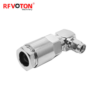 Usine directement RP SMA prise mâle angle droit 90 degrés RA pince vis montage RG8 WTR400 câble SMA WTR 400 convertisseur