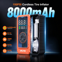 Livraison Rapide Démarreur de Batterie de Voiture Portable Multifonction 12V 8000mAh au Lithium avec Affichage LED et Pression des Pneus