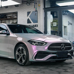 Nhà Máy Bán Buôn TPU Tắc Kè Hoa Núi Lửa Long Lanh Xe Bọc Phim Tự Chữa Bệnh Màu Sắc Thay Đổi Màu Xám Đỏ Tím Màu Xanh Xe Vinyl Bọc - Product Image 4