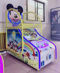 Machine de tir au panier pliable pour enfants, jeu de basket-ball d'intérieur, mini-machine d'arcade de basket-ball, machine d'entraînement au basket-ball en métal - Product Image 4