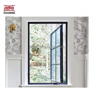 Ventanas Corredizas Modernas de PVC, Ventanas Arqueadas de Vidrio Simple/Doble, Rejillas para Cocina y Baño, Apertura Horizontal, Aislamiento Acústico - Product Image 5