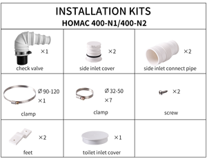 <span class=keywords><strong>Pompe</strong></span> élévatrice <span class=keywords><strong>WC</strong></span> HOMAC 700-N1(700W) - Product Image 5