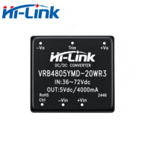 VRB4805YMD-20WR3 VRB4812YMD-20WR3 Convertidor DC-DC de 36-75V 20W, Módulo de Fuente de Alimentación Regulada Aislada de 12V 1.667A