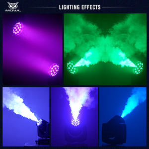 آلة دخان وضباب بقوة 1800 واط، موديل جديد، مع إضاءة LED متحركة الرأس، مناسبة لمنصات الدي جي والمسرح - Product Image 5
