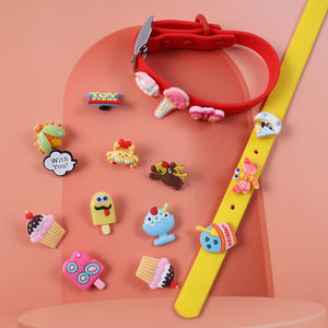 Diseño de moda personalizado Pvc Diy <span class=keywords><strong>Collar</strong></span> de perro ajustable impermeable silicona goma <span class=keywords><strong>Collar</strong></span> de perro Correa - Product Image 1