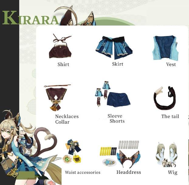 สีน้ำเงิน (เครื่องแต่งกายเต็ม + วิกผม)