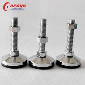 Patas Niveladoras de Acero M20x100 con Almohadilla de Goma Negra Antideslizante, Soportes de Plástico para Restaurantes, Maquinaria de Construcción, Marca CARSUN, Nuevas - Product Image 5