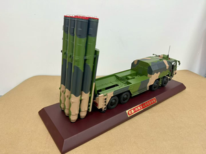 Modelo de Sistema de Míssil Superficial-Aéreo HQ-19 Chinês 1:32 Equipamento de Desfile Militar Modelo em Liga - Product Image 5