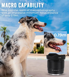 เลนส์ Viltrox 20 มม. F2.8 AF ฟูลเฟรม มุมกว้างพิเศษ สำหรับ Sony E และ <span class=keywords><strong>Nikon</strong></span> Z Mount - Product Image 4