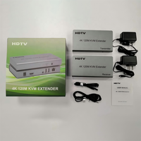 Extenseur KVM IP HDTV 4K 120M sur Ethernet RJ45 avec IR Cat5e/6, émetteur-récepteur USB