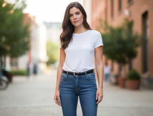 Cinturón de mujer con hebilla de diamantes de 2.5 cm y 110 cm, hebilla de cinturón informal chapada en aleación - Product Image 2