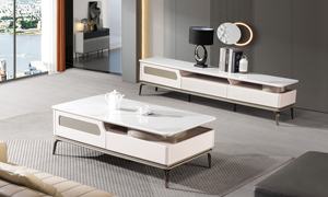 Living Marble <span class=keywords><strong>Mesa</strong></span> Design Tv Stand Modern Luxury para Stands Dormitorio Decoración Mesas De Wall Units Coffee Tv Stand Modern Luxury - Product Image 2