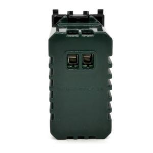 แหล่งจ่ายไฟ USB สีดำ 5V 2A ใช้ได้กับอะแดปเตอร์ชาร์จ Vimar Plana - Product Image 2