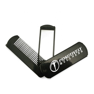 Promotional Cheap Folding Comb With Mirror