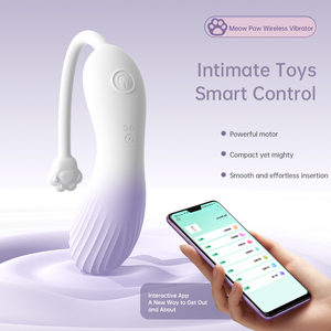 Vibrador con Control Remoto en Forma de Gatito, Huevo Vibrador, Dispositivo de Autoestimulación Femenina, Masajeador de Punto G Portátil, Para Compartir en Pareja - Product Image 2