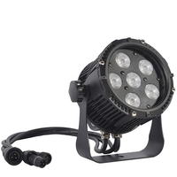 QSE Lighting 6*20W IP65 Projecteur LED Mini Par Étanche RGBW 4-en-1 pour DJ, Scène Extérieure et Éclairage Paysager avec Contrôle DMX512