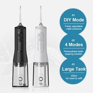 Irrigador Bucal Recargable de Viaje con Tanque de Agua, Limpiador Bucal con 4 Modos, Irrigador Dental Portátil Inalámbrico - Product Image 5