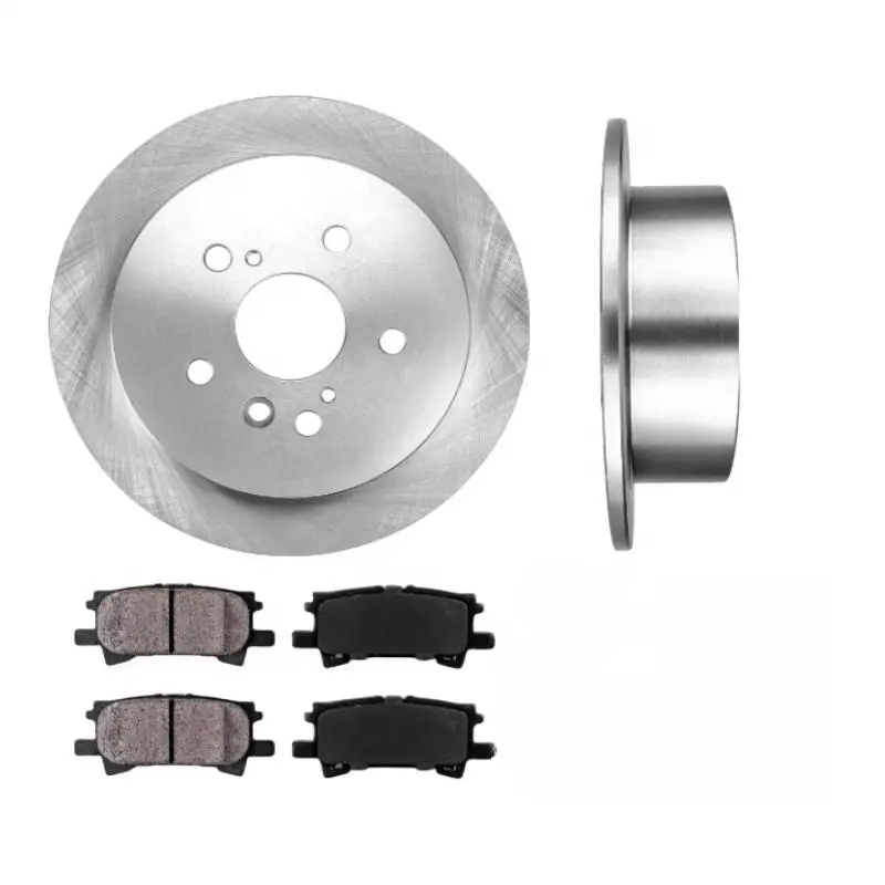 Front Brake Kit for Toyota Camry Avalon Lexus Front Brake Disc Ceramic Brake Pads Hardware Kit