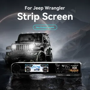 Manufaktur Digital Cluster Multimedia mobil untuk Jeep Wrangler Gladiator 2018-2024 instrumen dasbor layar pengukur kecepatan
