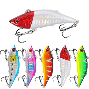 Esca <span class=keywords><strong>Artificiale</strong></span> Affondante VIB in Plastica Dura, Realistica, 7cm/10g, per <span class=keywords><strong>Pesca</strong></span> in Mare e Acqua Dolce, <span class=keywords><strong>con</strong></span> Ami - Product Image 1