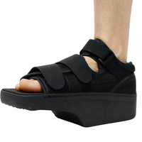 Chaussures orthopédiques post-opératoires à semelle compensée en maille médicale pour le soulagement et la réduction de la pression sur l'avant-pied