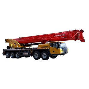 Nueva Grúa Móvil de 100 Toneladas, 4 <span class=keywords><strong>Ejes</strong></span>, Pluma de 68m, Grúa sobre Camión STC1000C5-8 para Proyectos de Elevación - Product Image 1