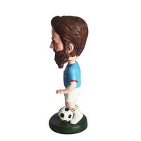 Mini figurines de football bon marché personnalisées figurine de joueur de football miniature en jouet