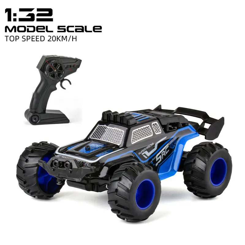 4CH 1/32 ölçekli yüksek hızlı 20km/saat küçük boyutlu Buggy oyuncak uzaktan kumanda Mini araba ışık ile