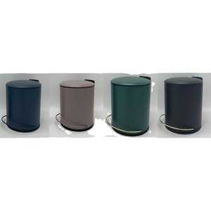 Newly Design Luxury Best Option Stainless Sealed Food Trash Waste Bin Rubbish Bin