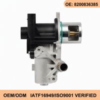Vanne de recirculation des gaz d'échappement (EGR) Wanray pour Qashqai Clio Megane 1.5 DCi K9K Exhaust 8200836385 1471000Q0D