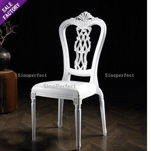 Modern Design Outdoor Party Event <b>Dining</b> White Plastic <b>Chair</b> Stacking Armless Wedding Banquet <b>Chairs</b> - Product Image 1