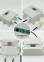 Sensor de Temperatura y Humedad de Pared, IP65, ±0.3 ℃   Precisión para Almacenes e Invernaderos