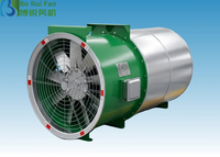Ventilateur de ventilation de tunnel industriel à haut débit d'air, robuste, électrique, OEM/ODM pour projets routiers