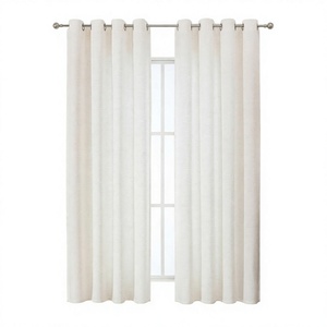 Cortinas Opacas de Poliéster con Ojales, Aislantes Térmicas, Reductoras de Ruido para Dormitorio y Sala de Estar - Product Image 4