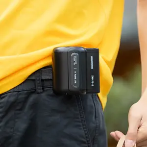 Listagem do Novo Wearable Operado Mesa Flexível Bonito Pequeno Cinto Pessoal Clip Na Cintura Ventilador Elétrico De Refrigeração Portátil De Guangdong