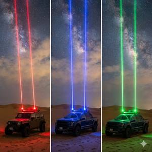Wasserdichtes Laser-Offroad-Licht mit Ultra-Langstreckenstrahl für 4x4-Trucks, Boote, Yachten, Marine-Suchscheinwerfer in Rot, Grün, Blau, 12-80V - Product Image 2