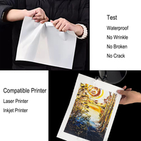 100 feuilles d'autocollants en vinyle auto-adhésifs blancs PP PET, imperméables, imprimables, format A4, film pour étiquettes jet d'encre pour emballages de médicaments
