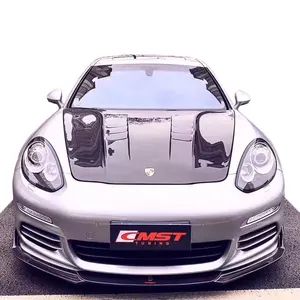 포르쉐 panamera 970 를 위한 탄소 섬유 몸 장비 몸 장비 panamera 970 를 위한 정면 스포일러 후방 유포자 그리고 옆 치마 안면 성형